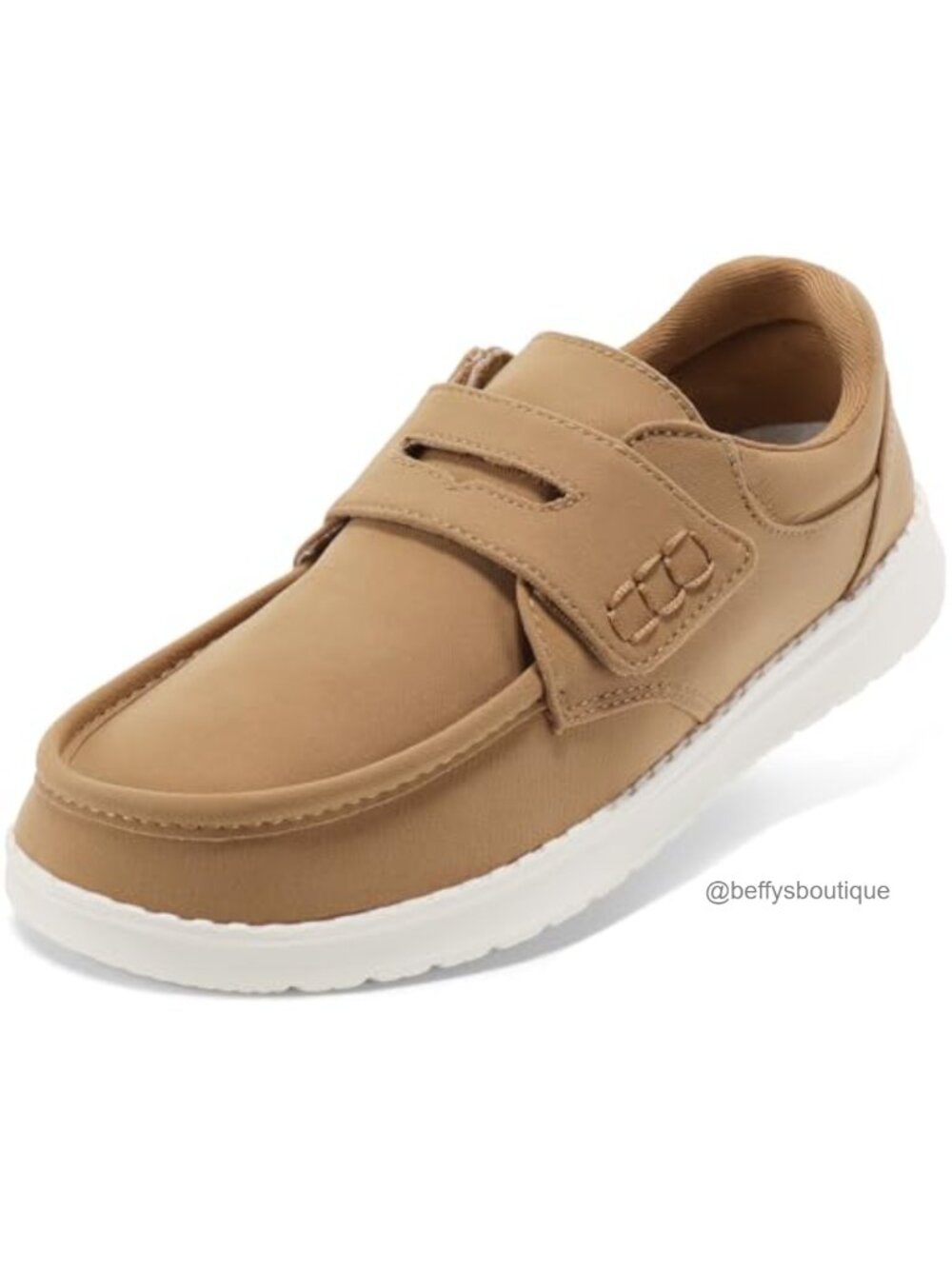 Wide Toe Box Canvas Hook and Loop Lightweight Loafers Slip On